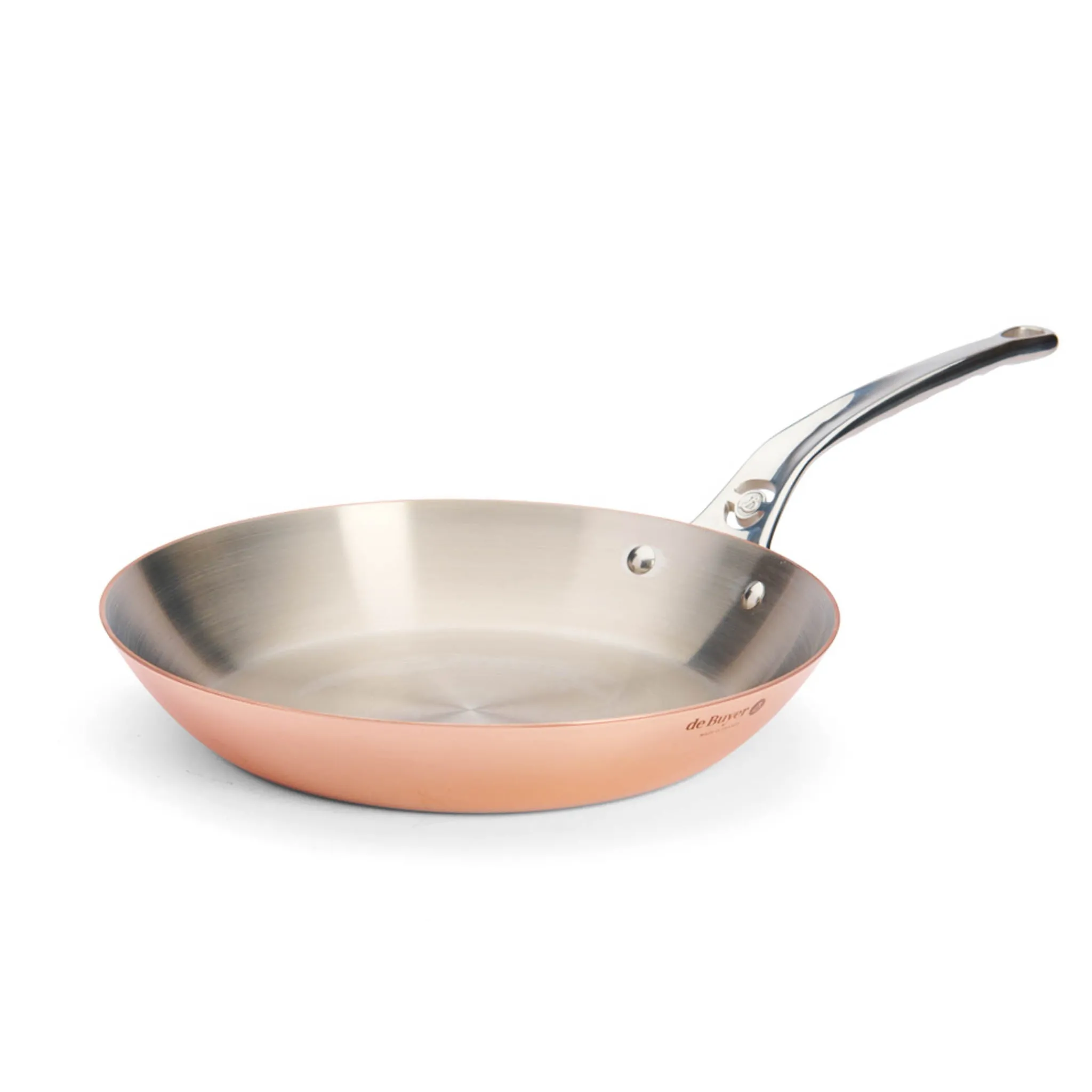 De Buyer Prima Matera Induction Copper Frying Pan with Stainless Steel Handle Online