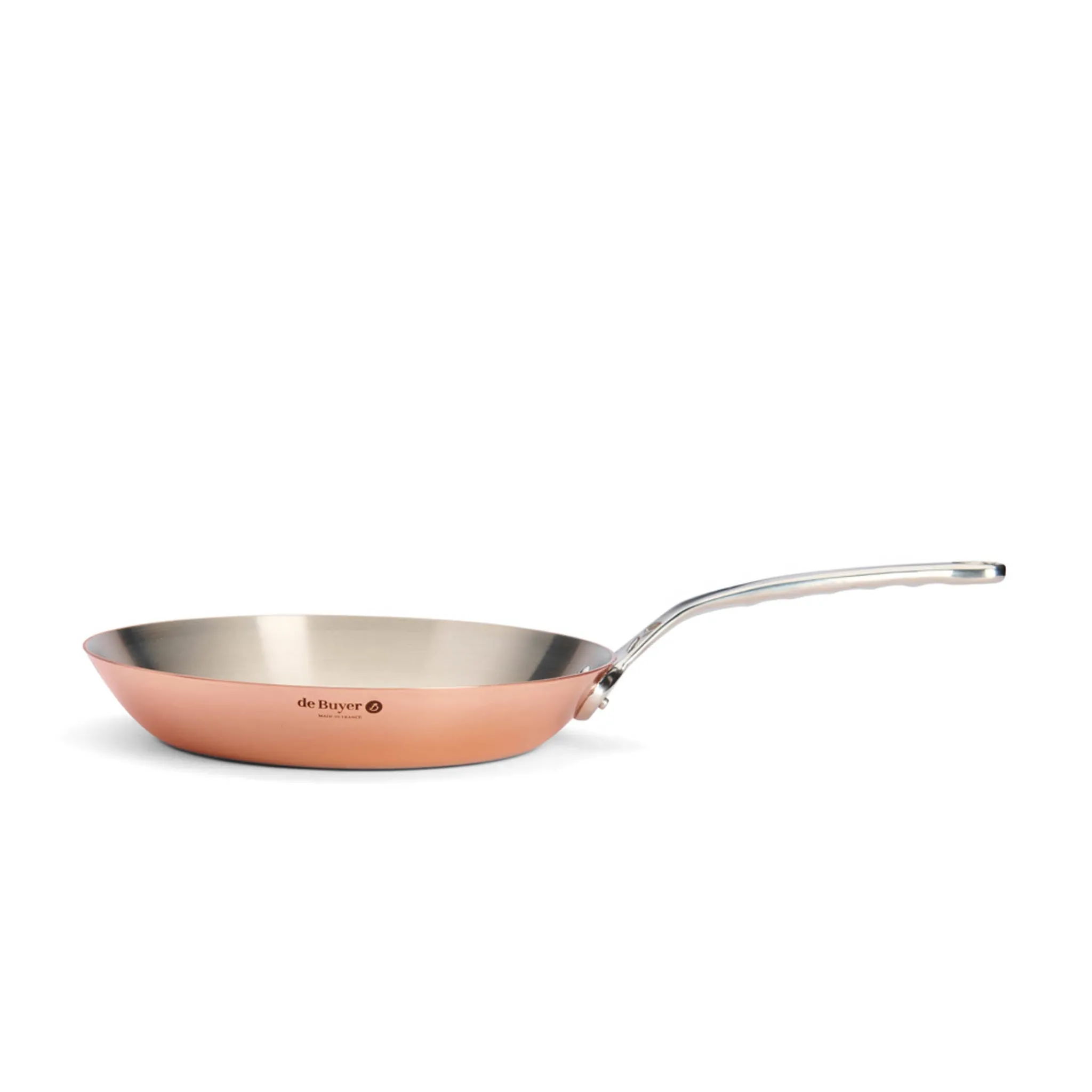 De Buyer Prima Matera Induction Copper Frying Pan with Stainless Steel Handle Online