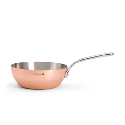 De Buyer Prima Matera Induction Copper Saucier with Stainless Steel Handle, 20cm Best