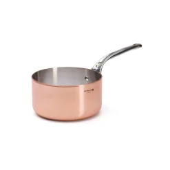 De Buyer Prima Matera Induction Copper Saucepan with Stainless Steel Handle Best