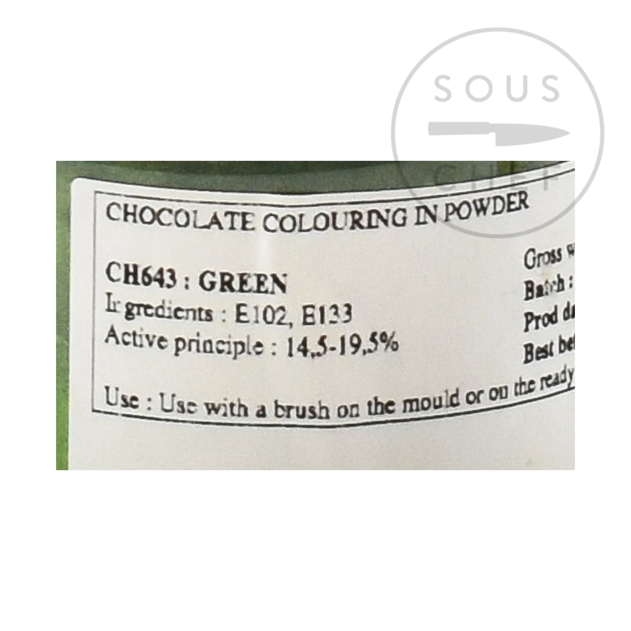 Deco Relief Green Gloss Food Colour For Chocolate, 20g Outlet