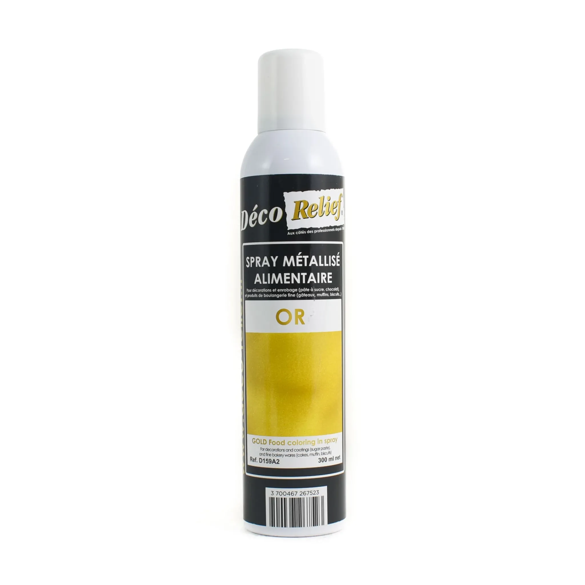 Deco Relief Metallic Gold Spray, 300ml Hot