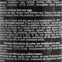 Deco Relief Metallic Gold Spray, 300ml Hot