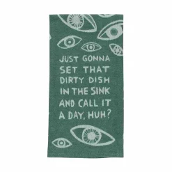 Blue Q Dish In The Sink Cotton Jacquard Tea Towel Discount