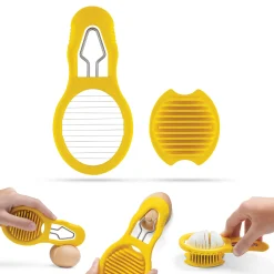 Dreamfarm Yellow Eggler Egg Peeler and Slicer Outlet