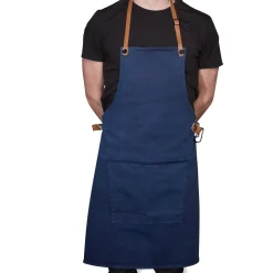 Dutchdeluxes Canvas BBQ Apron in Dark Blue Clearance