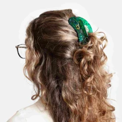 Eat My Socks Pickle Hair Claw Clip Hot