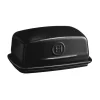 Emile Henry Black Butter Dish, 17x11cm Best