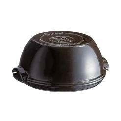 Emile Henry Black Round Bread Baker, 32.5cm Outlet