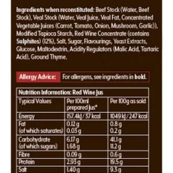 Essential Cuisine Premier Red Wine Jus, 1.2kg Sale