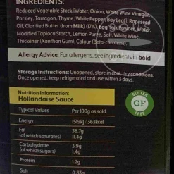 Essential Cuisine Signature Hollandaise Sauce, 1 litre New