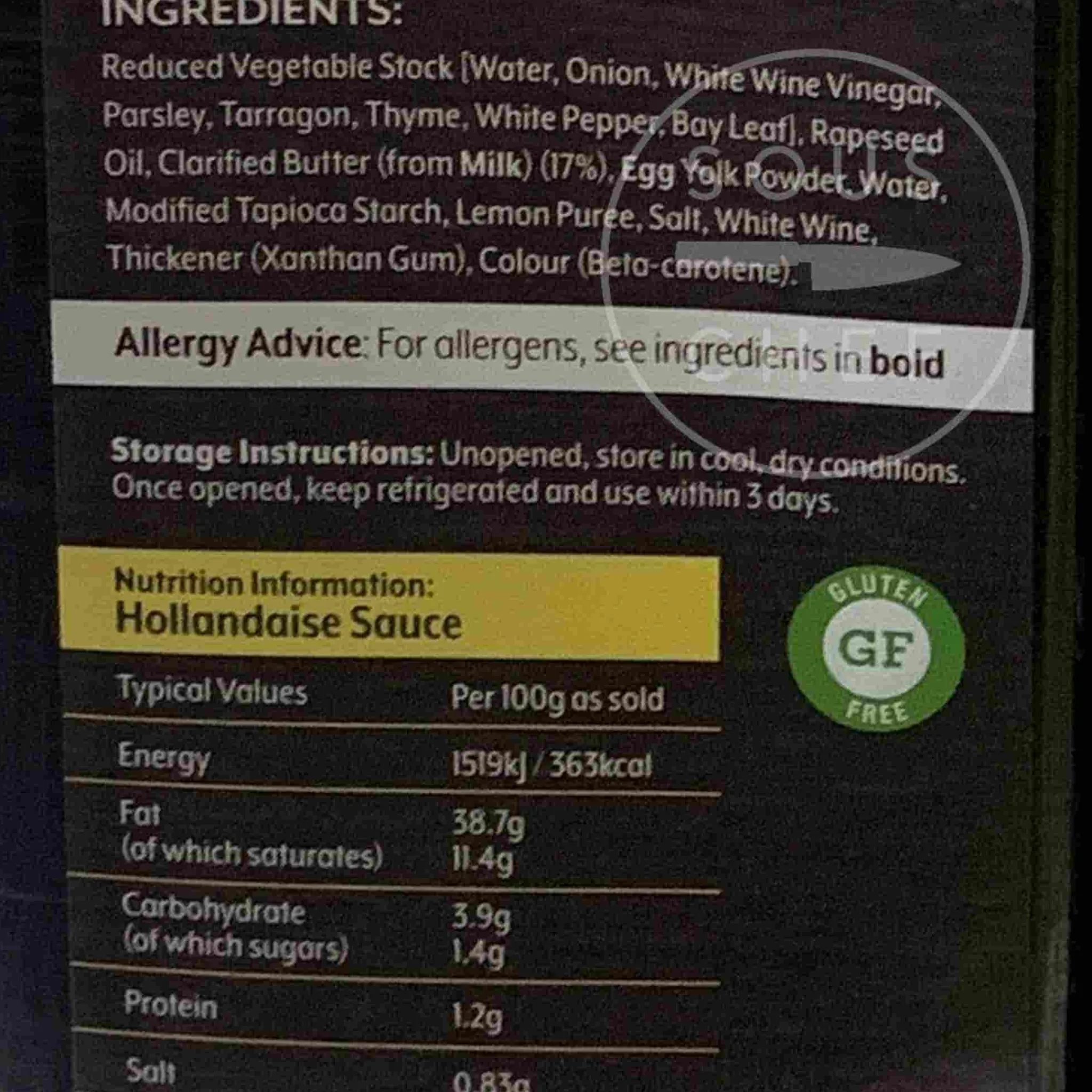 Essential Cuisine Signature Hollandaise Sauce, 1 litre New