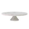 Bloomingville Fenya Star White Marble Cake Stand, 30cm Best