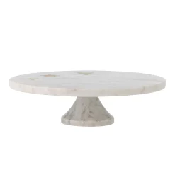Bloomingville Fenya Star White Marble Cake Stand, 30cm Best