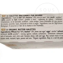 Filet Bleu Organic Butter Galette, 130g Best