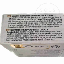 Filet Bleu Organic Butter Biscuits With Dark Chocolate, 150g