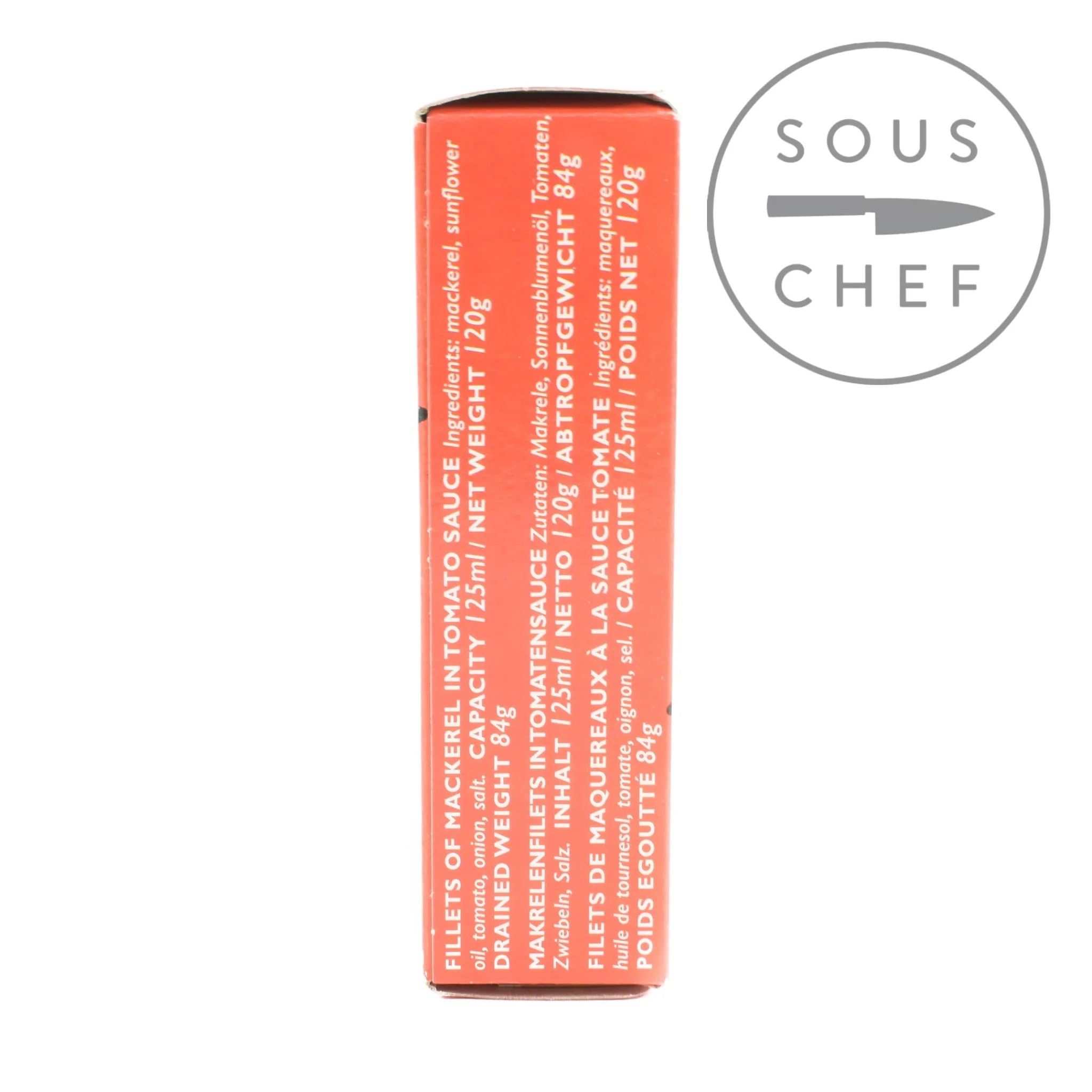 La Narval Fillets of Mackerel in Tomato Sauce, 120g New