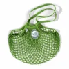Filt String Bag in Lime Green, Long Handle Clearance