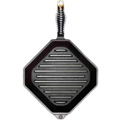 Finex Cast Iron Grill Pan, 25cm (10inch) Hot
