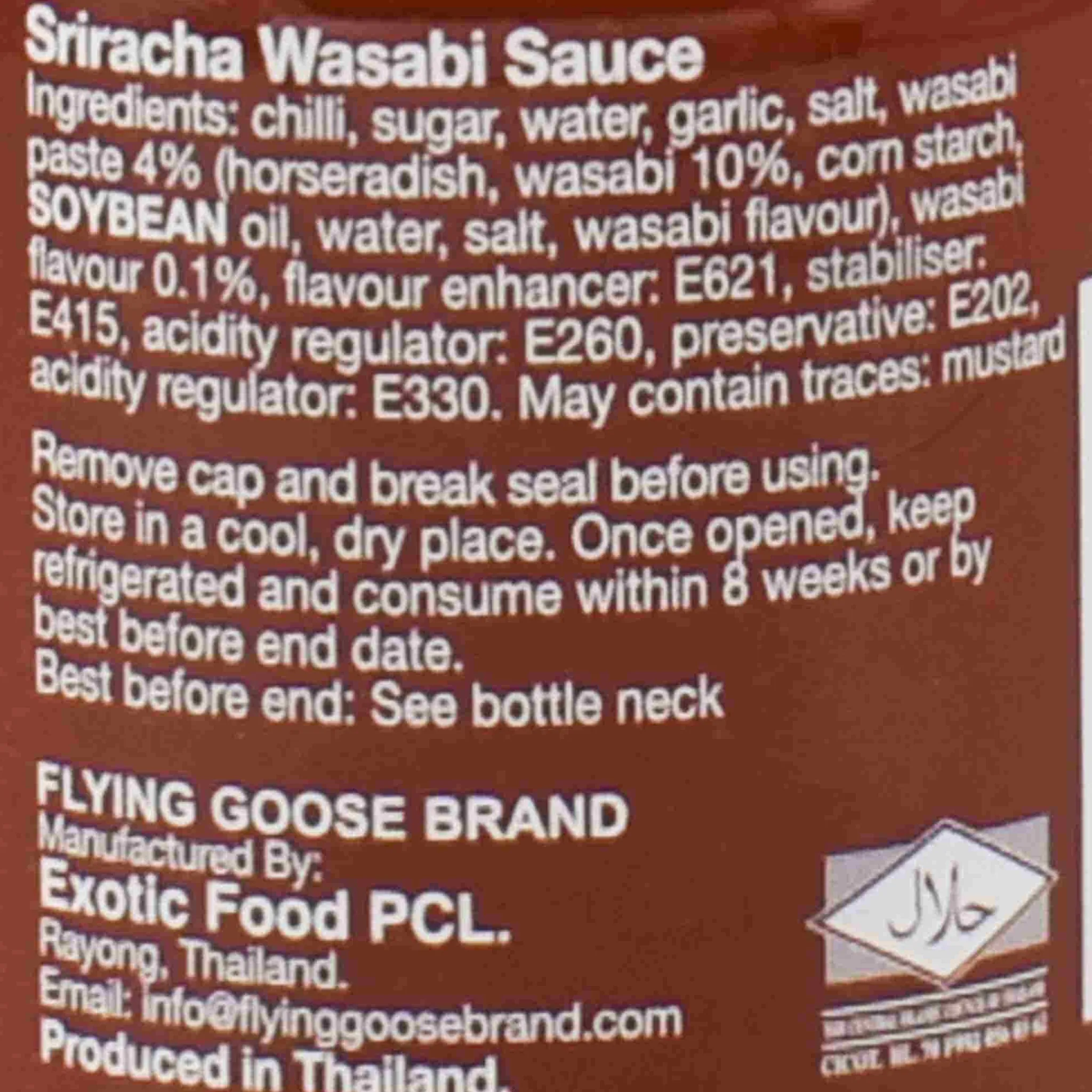 Flying Goose Sriracha Wasabi, 200ml Discount