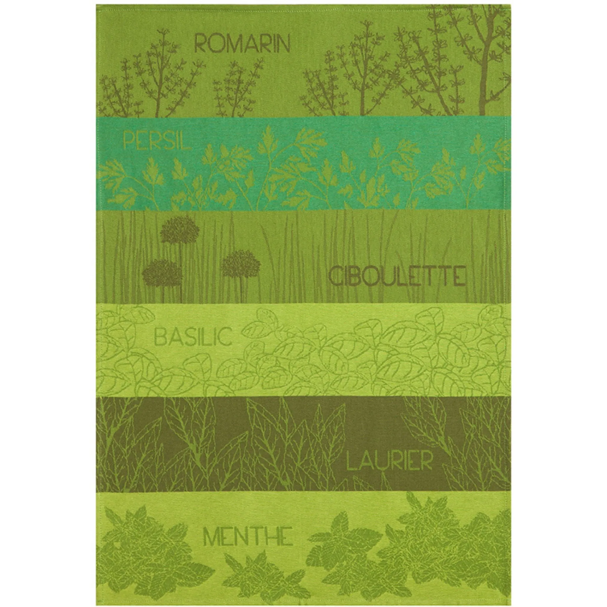 Coucke French Tea Towel - Herbs Discount