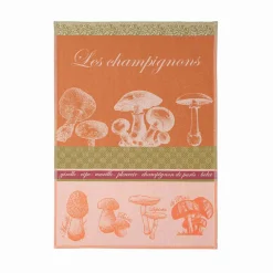 Coucke French Tea Towel - Mushrooms Hot