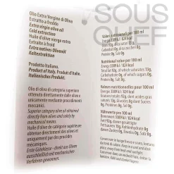 Galantino Puglian Extra Virgin Olive Oil in Green Stripe Glass Bottle, 500ml New