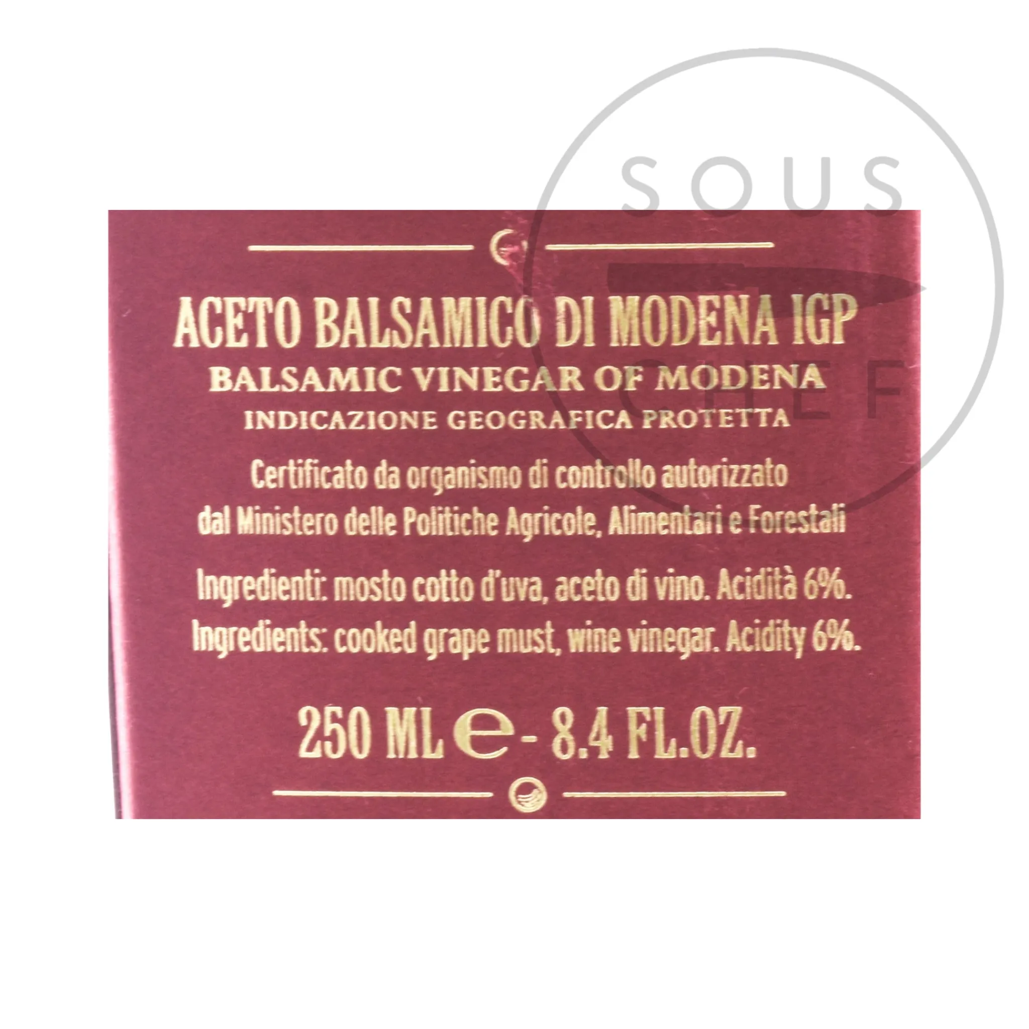 Giuseppe Giusti Giusti 3 Gold Medal Balsamic Vinegar 12 Year Aged, 250ml Discount