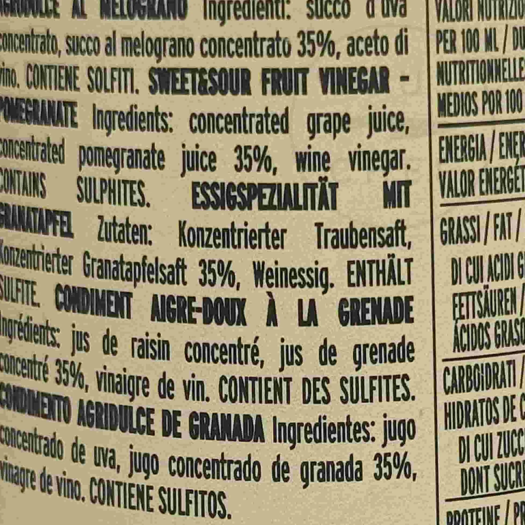 Giuseppe Giusti Giusti Sweet and Sour Pomegranate Condiment, 250ml Sale