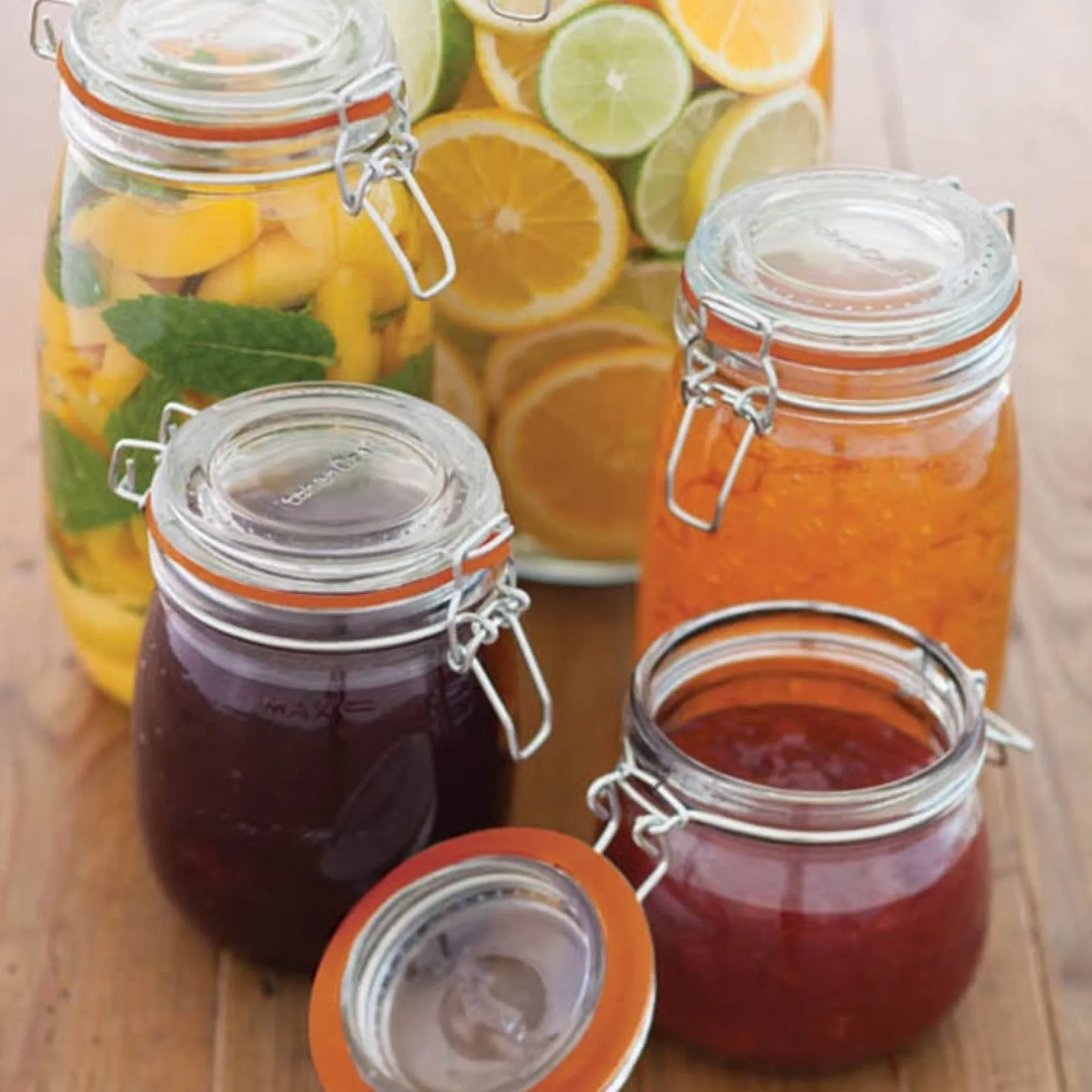 Kitchencraft Glass Preserving Jar, 1000ml New