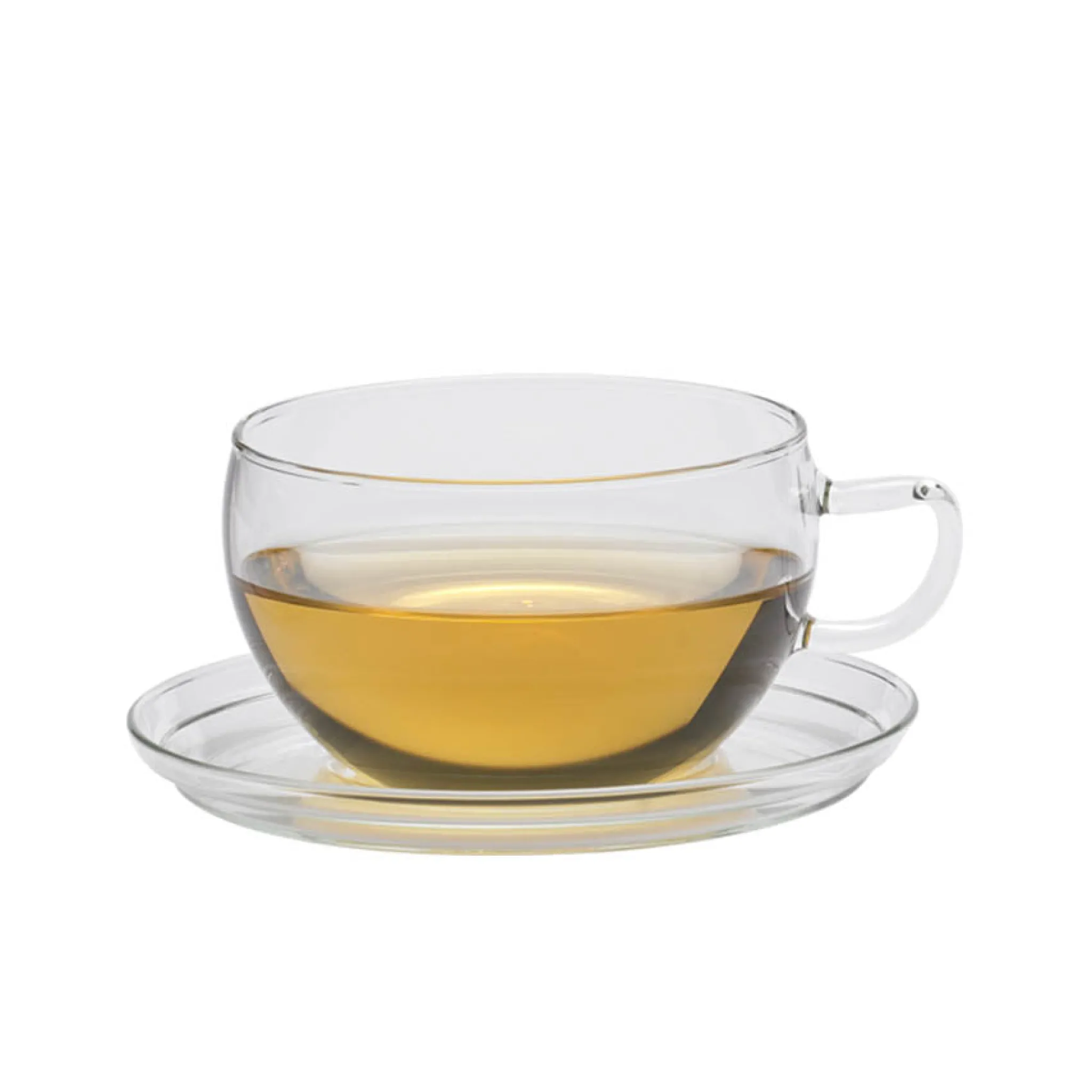 Trendglas Glass Teacup & Saucer, 400ml Discount