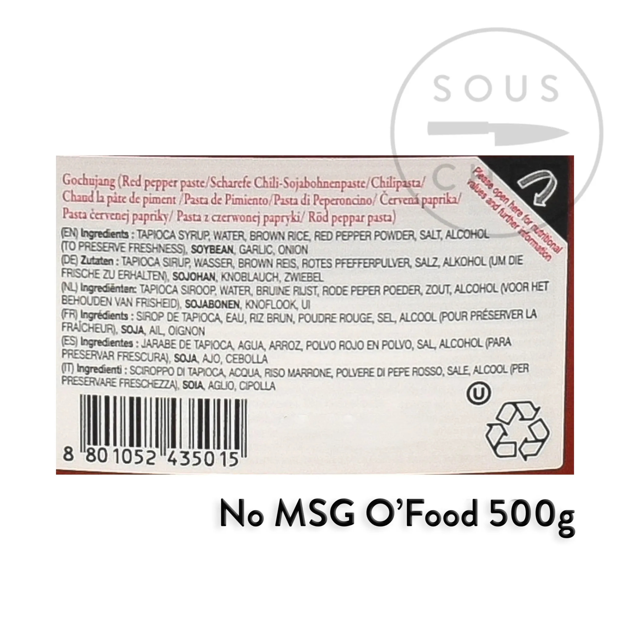 O'Food Gochujang Hot Pepper Paste Clearance