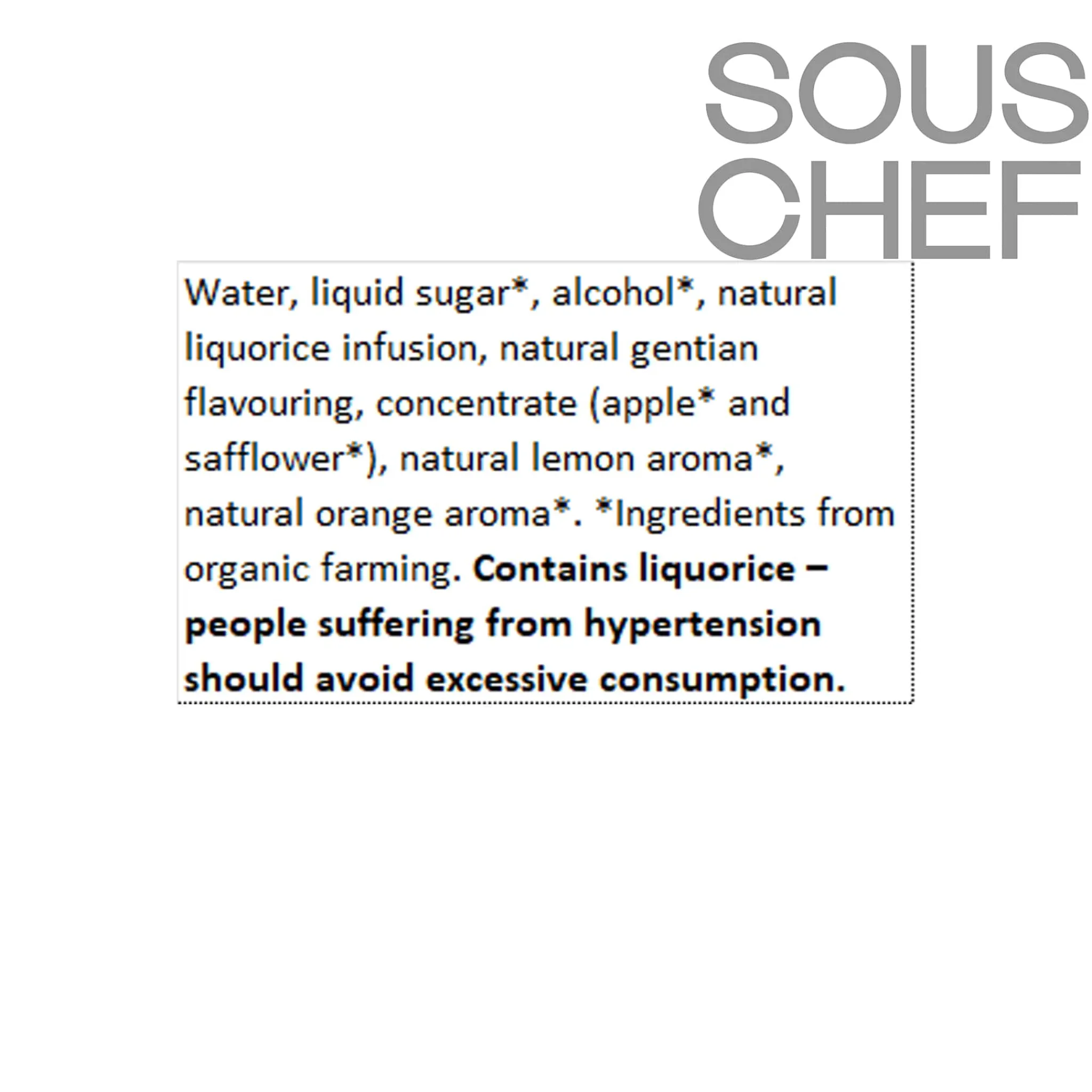 Grand Rubren Organic Gentian Liquer, 15% ABV, 700ml Best