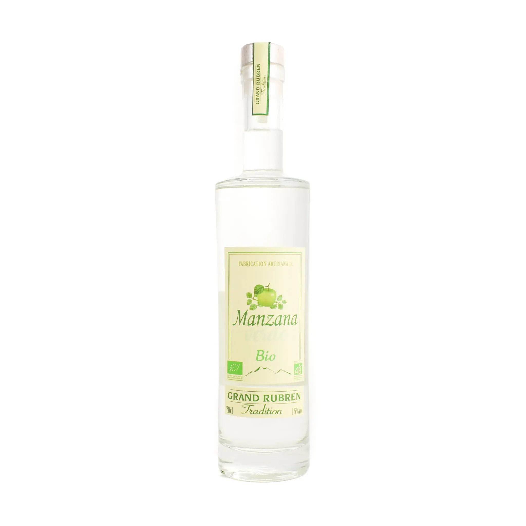 Grand Rubren Organic Manzana Green Apple Liqueur 15V, 700ml Outlet