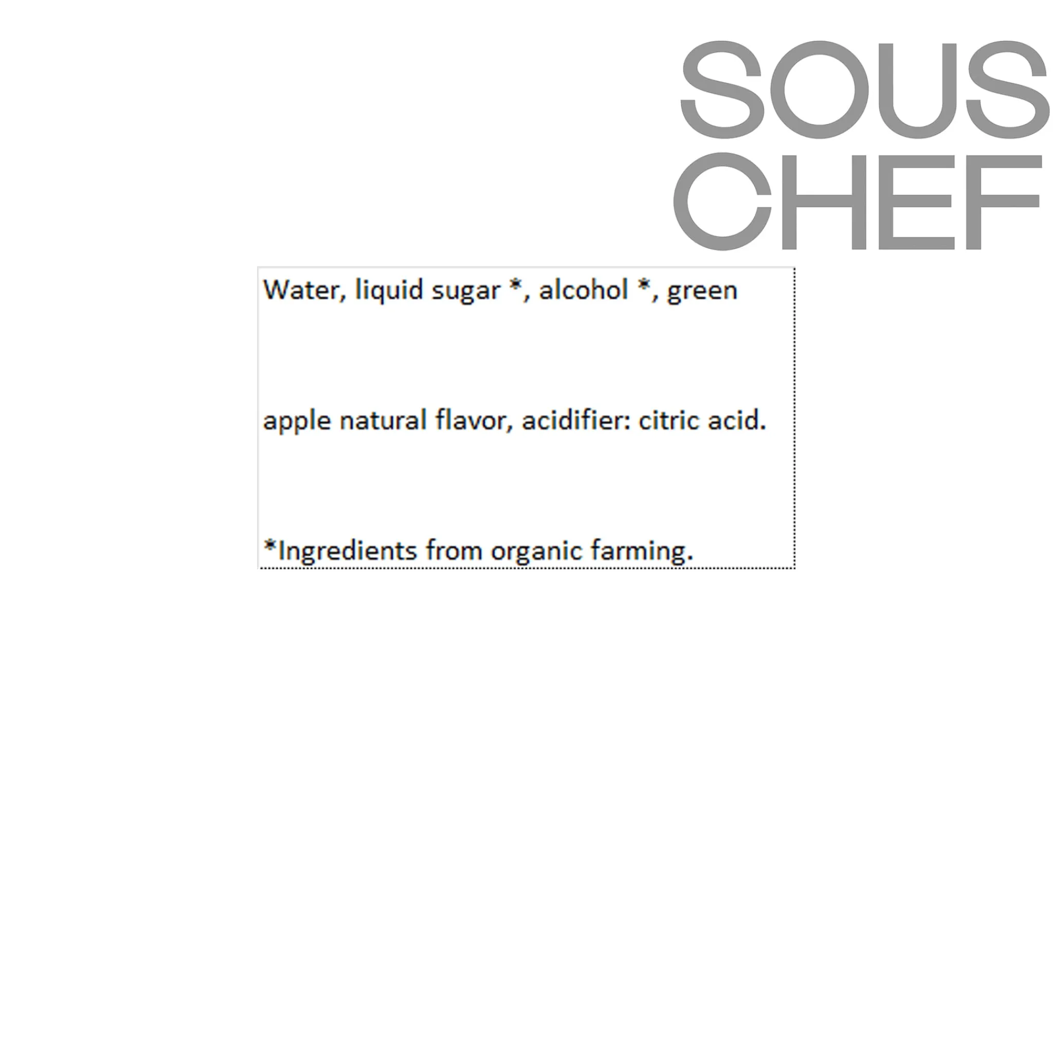 Grand Rubren Organic Manzana Green Apple Liqueur 15V, 700ml Outlet