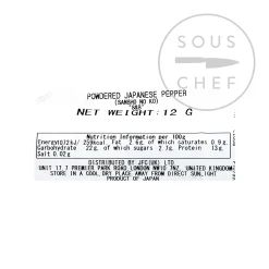 S&B Ground Japanese Sansho Pepper, 8g Online