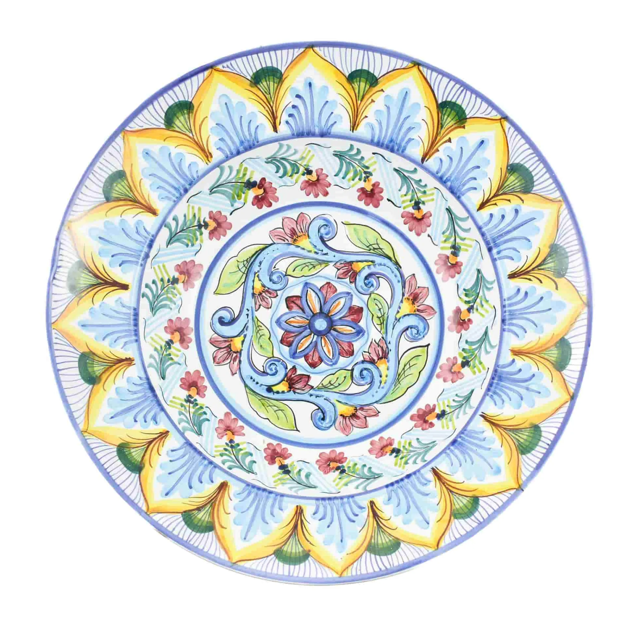 Puglia Handmade Hand Painted Serving Bowl, 36cm Online