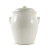 Sauerkraut Pots Handmade Stoneware Fermenting Crock in White 4.5 litre Best