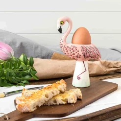 Hannah Turner Flamingo Egg Cup, 15cm Sale