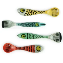 Hannah Turner Set of 4 Fish Spoons, 13cm Discount