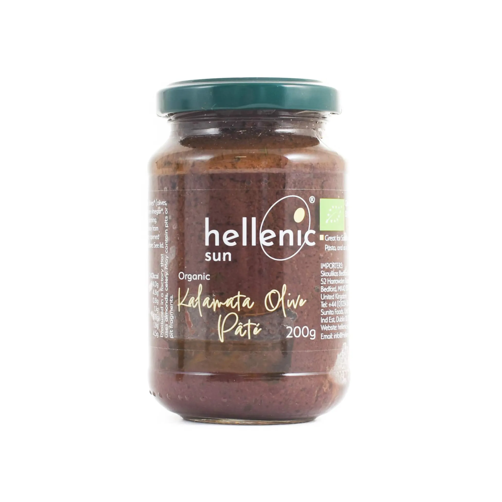 Hellenic Sun Organic Kalamata Pate, 200g Best
