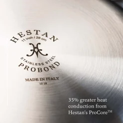 Hestan Probond Stainless Steel Frying Pan, 28cm Hot