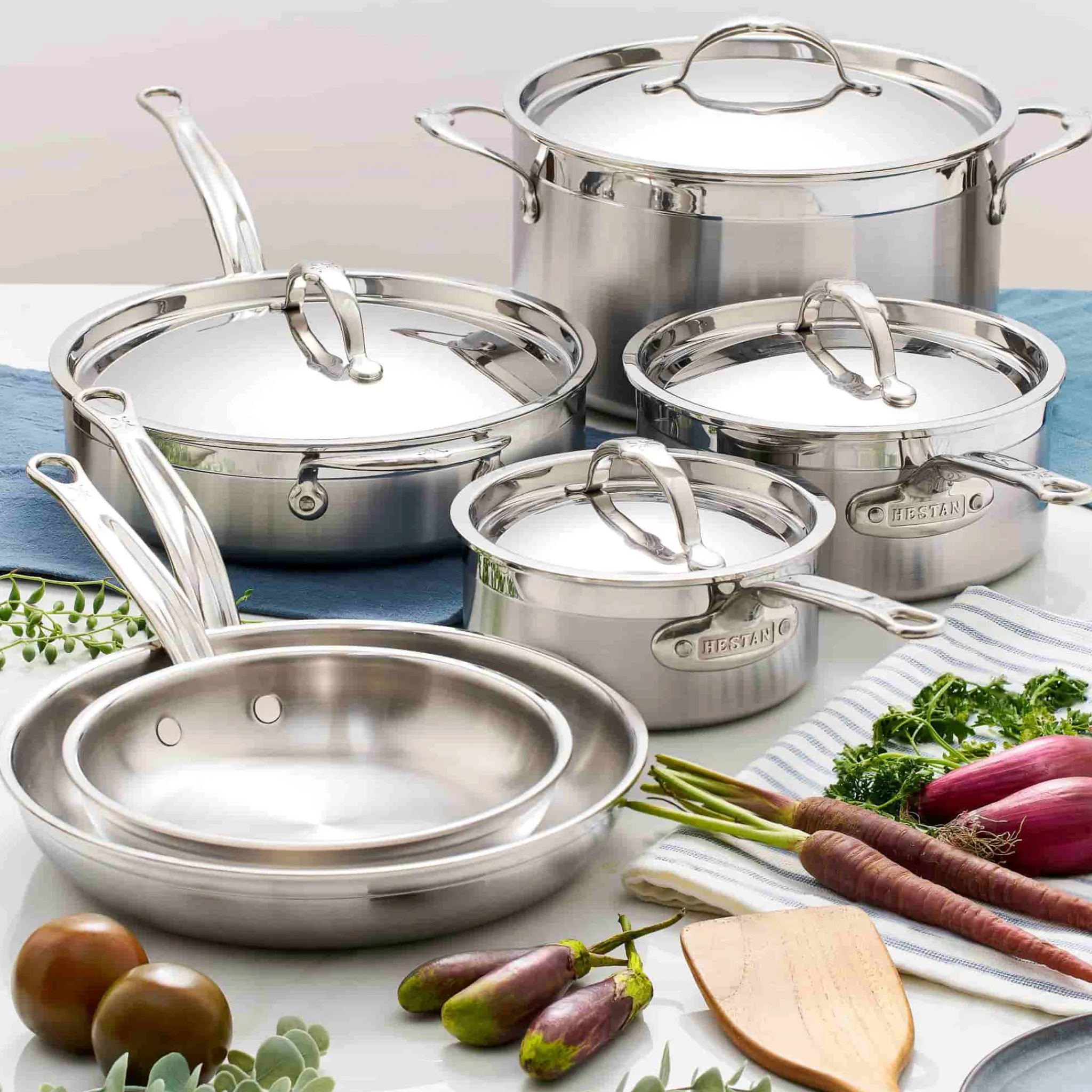 Hestan ProBond Stainless Steel 6 Piece Cookware Set Discount