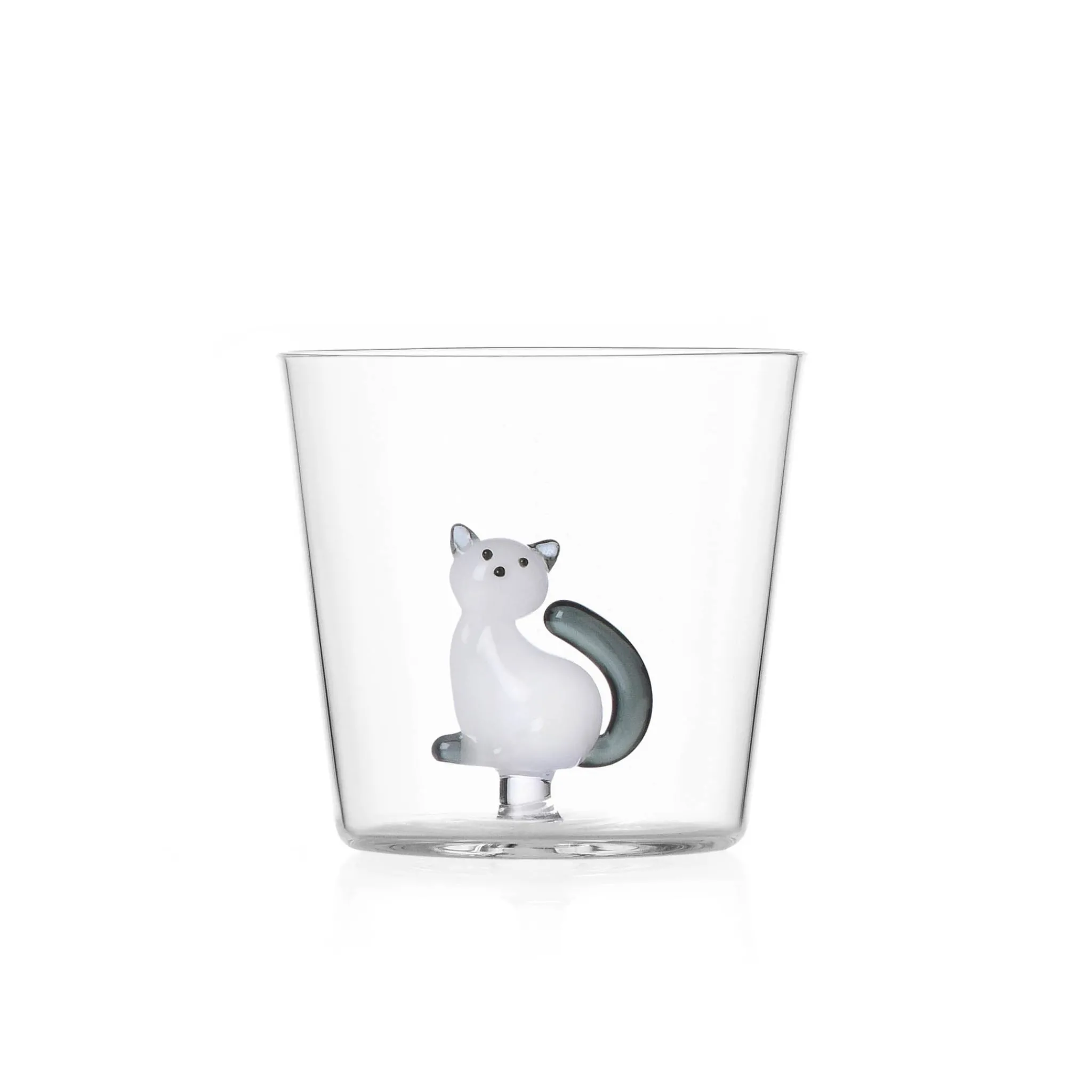 Ichendorf Milano Grey Tail Sitting Cat Tumbler, 300ml Outlet