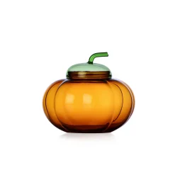 Ichendorf Milano Pumpkin Sugar Bowl with Lid, 12cm Clearance