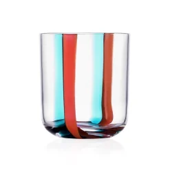 Ichendorf Milano Red & Teal Striped Tumbler, 350ml Online