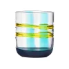 Ichendorf Milano Teal & Yellow Patterned Tumbler, 350ml New