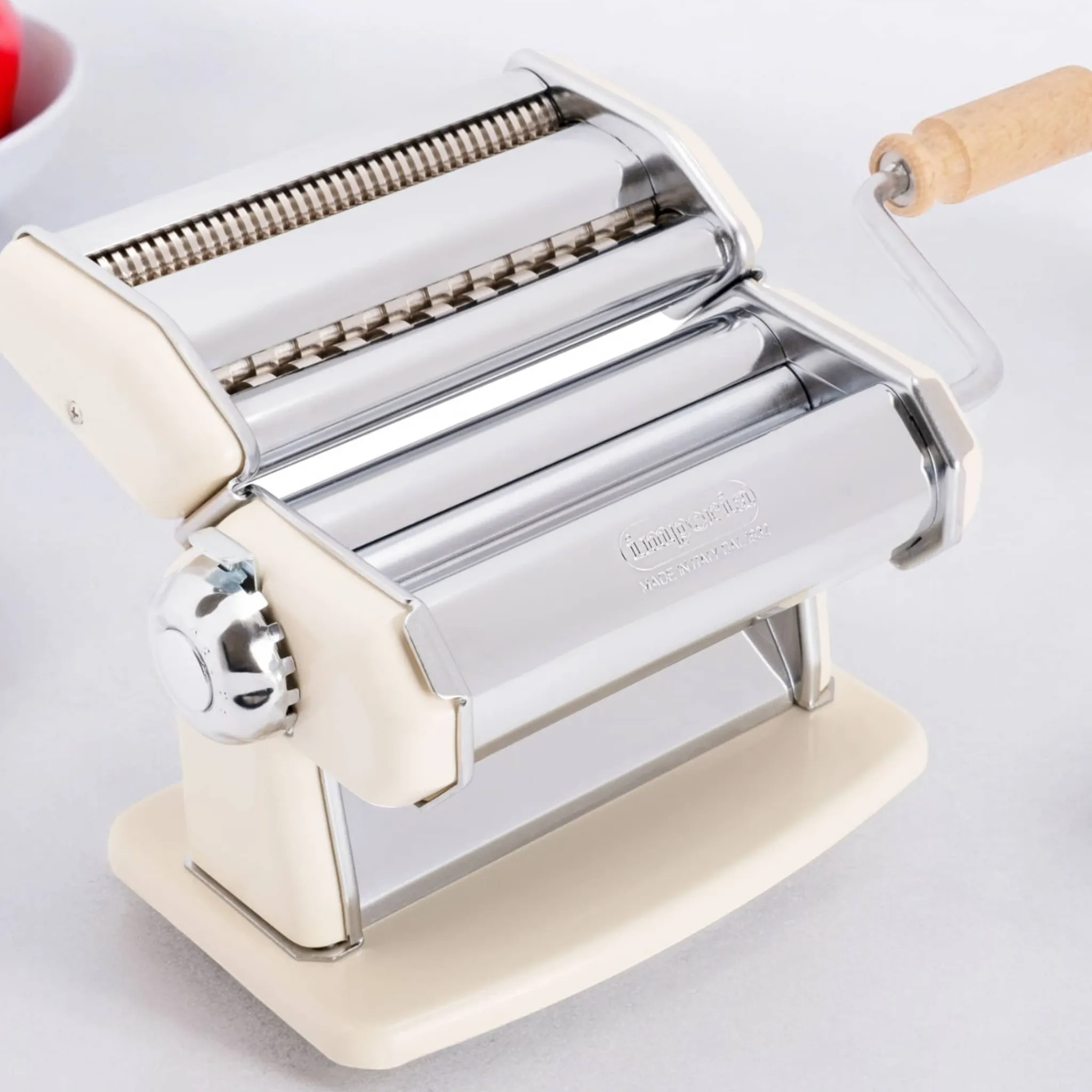 Imperia Pasta Imperia Ivory Pasta Maker with Dust Bag & Hopper New