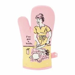 Blue Q I've Got a Knife Double Sided Oven Mitt Clearance