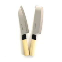 Kiji Stoneware & Ceramics Japanese Knife Duo - Santoku & Nakiri Sale